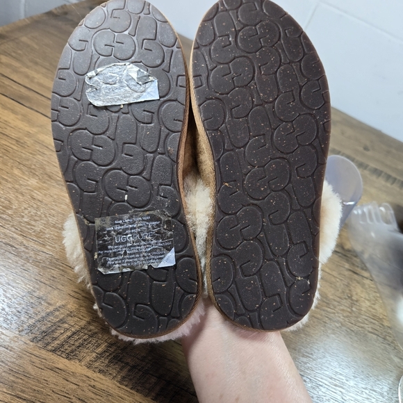 Ugg Scuffette II Suede Shearling Scuffs Slippers - Picture 2 of 9